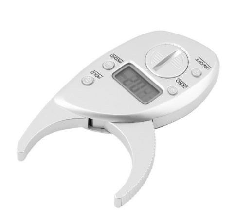 Digital Body Fat Caliper – High-Precision Electronic Measuring Tool with LCD Display & Unit Conversion