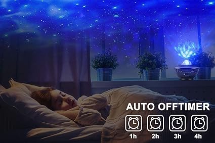 ✨ Smart Galaxy Projector – Starry Night Light with Bluetooth Speaker & APP Control ✨