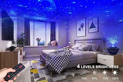 ✨ Smart Galaxy Projector – Starry Night Light with Bluetooth Speaker & APP Control ✨