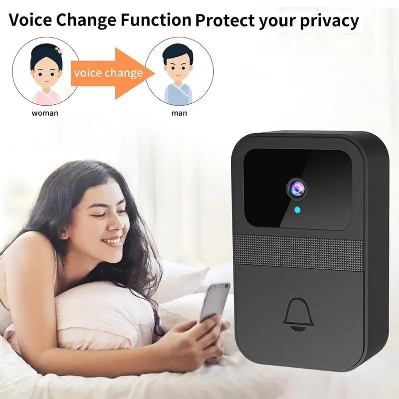 🚪 Smart Visual Doorbell – Wireless Home Security & Remote Monitoring 📹