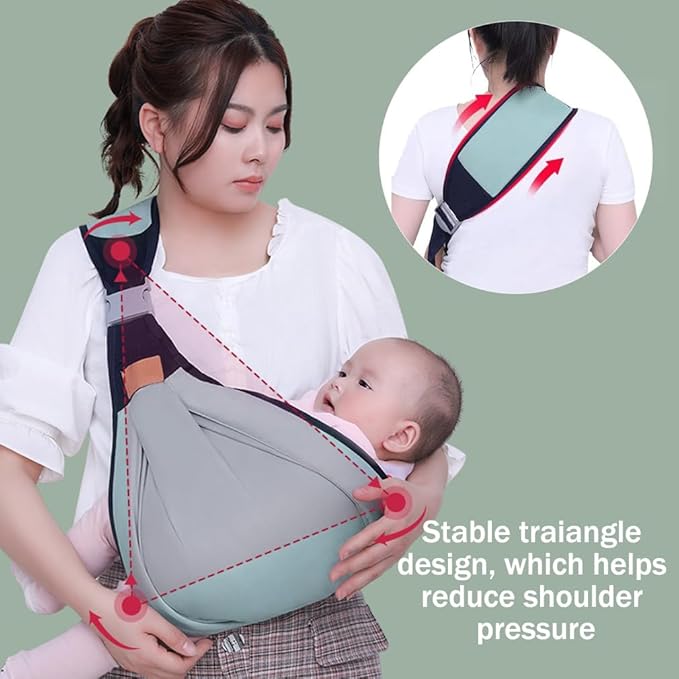 Portable One Shoulder Toddler Carrier – Lightweight, Ergonomic & Travel-Friendly Baby Sling for Comfort & Support